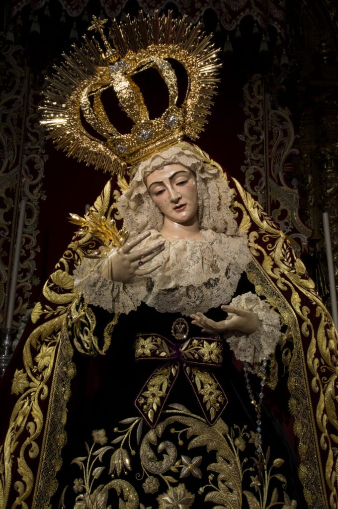virgen de los dolores de olivares