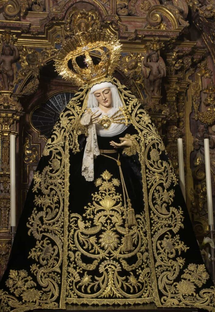 virgen de los dolores de olivares