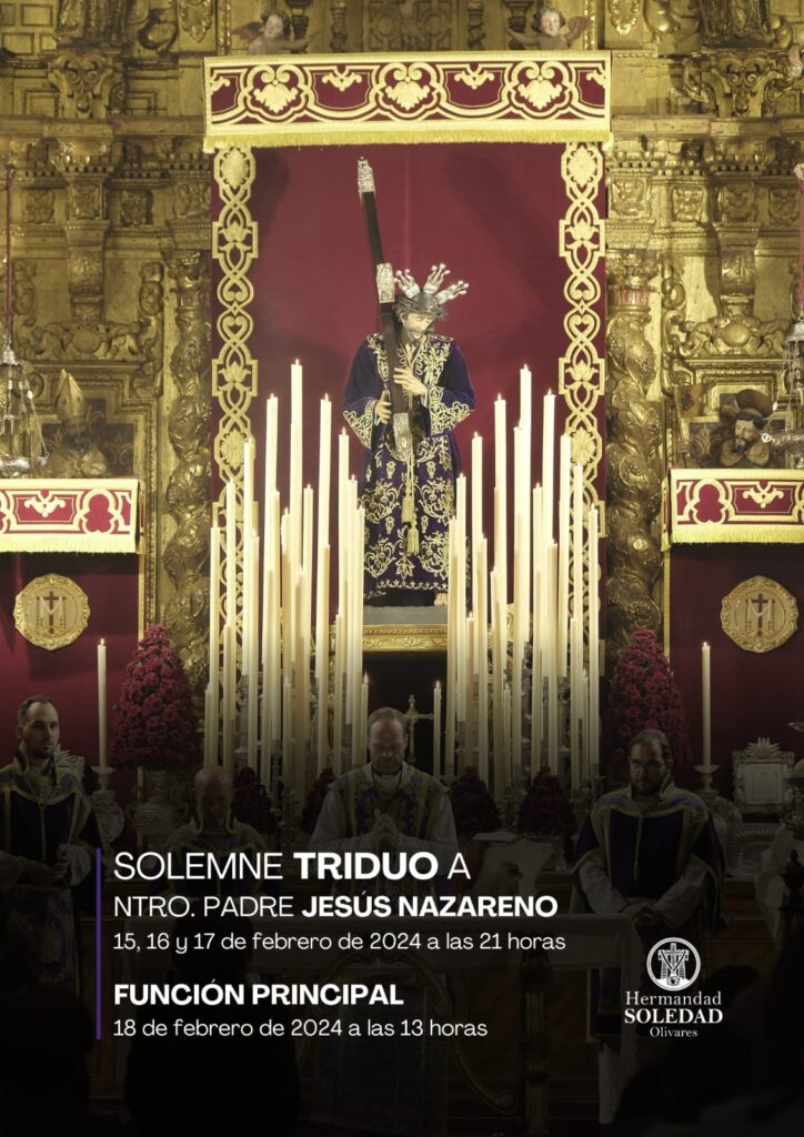 Triduo a Jesús Nazareno de la Hermandad de la Soledad de Olivares